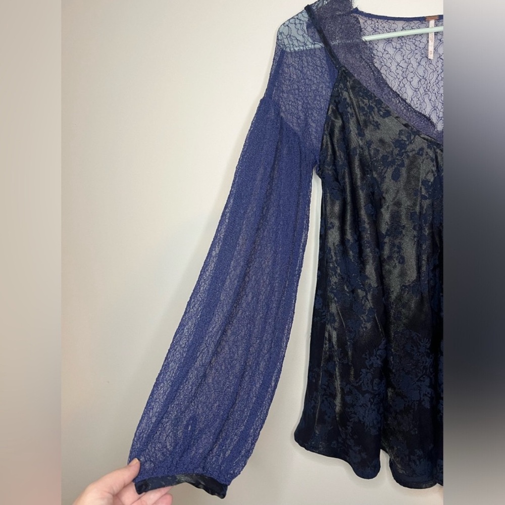 Free People - Lace Long Sleeve Top - Size XS - Picture 2 of 10